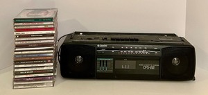 lot 274 image: Sony CFS-212 Radio Cassette-Corder with CD Music Collection