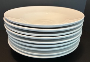lot 70 image: Set of 9 ASA Selection Germany White Pasta Bowls