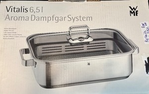 lot 255 image: WMF Vitalis 6.5L Aroma Steamer with Integrated Thermometer