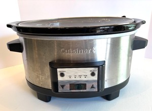 lot 260 image: Cuisinart Electric Slow Cooker with Stainless Steel Exterior