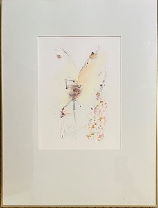 lot 25 image: Robert Lesch Abstract Art Piece, Signed Mixed Media