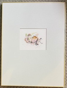 lot 26 image: Robert Lesch Abstract Watercolor Painting