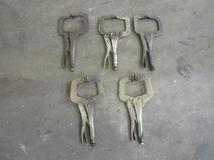 lot 23 image: (5) 4 Clamps