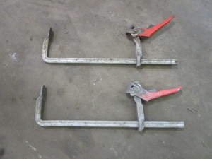 lot 27 image: (2) 20 Adjustable Clamps