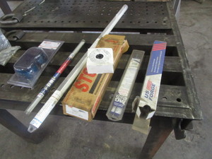 lot 45 image: (New) Torch Goggles, Welding Rod, Brazing Rod