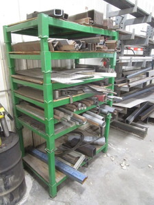 lot 14 image: Steel Rack  Contents 48x30x76