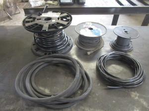 lot 84 image: Spools of Trailer Wire & Misc Wire