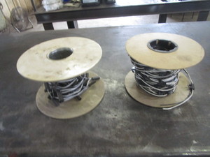 lot 85 image: Spools of Semi Marker Light Wire wConnectors