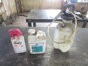 lot 99 image: Weed Sprayer & Chemicals