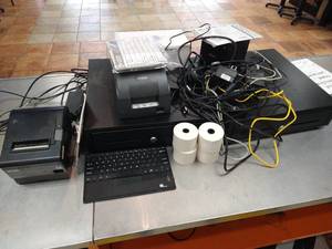 lot 2 image: Payment Check Out Lot - Cash Drawers & Receipt Printers