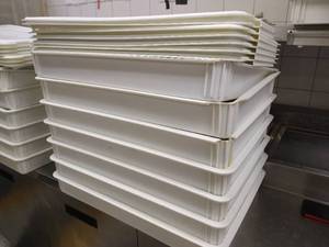 lot 5 image: Stack of (7) Plastic Food Bins With Lids
