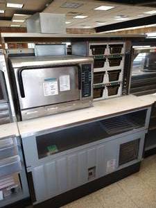 lot 19 image: Cooler Cabinet With Rapid Cook Oven & Duke Food Warmer Holding Cabinet
