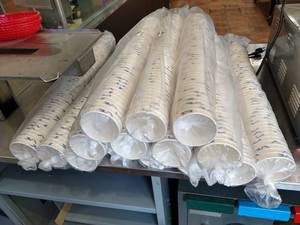 lot 25 image: Stacks (15) of 22oz NowSealed Cold Beverage Cups