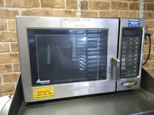 lot 40 image: Amana Commercial Microwave