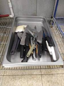 lot 91 image: (2) Food Bins & Kitchen Utensils