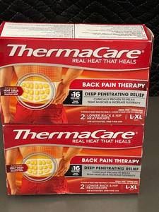 lot 2 image: ThermaCare Back Pain Therapy Heatwraps L-XL Size (Set of 3 Boxes)