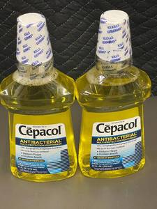 lot 4 image: Set of 2 Cepacol Antibacterial Mouthwash 24 Fl Oz Each