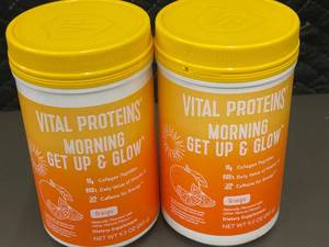 lot 8 image: Vital Proteins Morning Get Up & Glow Dietary Supplement - 2 Pack