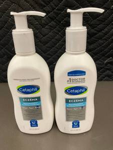 lot 13 image: Set of 2 Cetaphil Eczema Restoraderm Soothing Moisturizers 10 fl oz