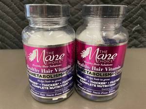 lot 23 image: Set of 2 Mane Choice Healthy Hair Vitamins - Manetabolism Plus
