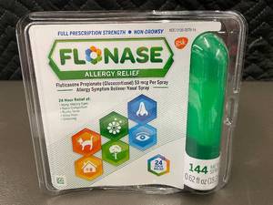 lot 25 image: Flonase Allergy Relief Nasal Spray Full Prescription Strength