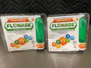 lot 38 image: Childrens Flonase Allergy Relief Nasal Spray Duo Pack