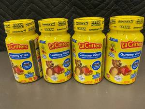 lot 46 image: Set of 4 Lil Critters Gummy Vites Daily Multivitamin 70 Count