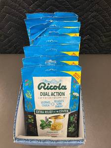 lot 73 image: Ricola Dual Action Peppermint Drops, 34 Count