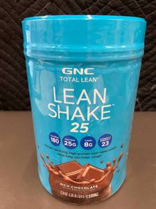 lot 219 image: Rich Chocolate GNC Total Lean Shake 25 Protein Powder - 12 Servings