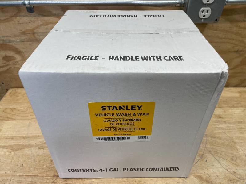 lot 63 image: Case of Stanley Vehicle Wash and Wax Pressure Washer Detergent