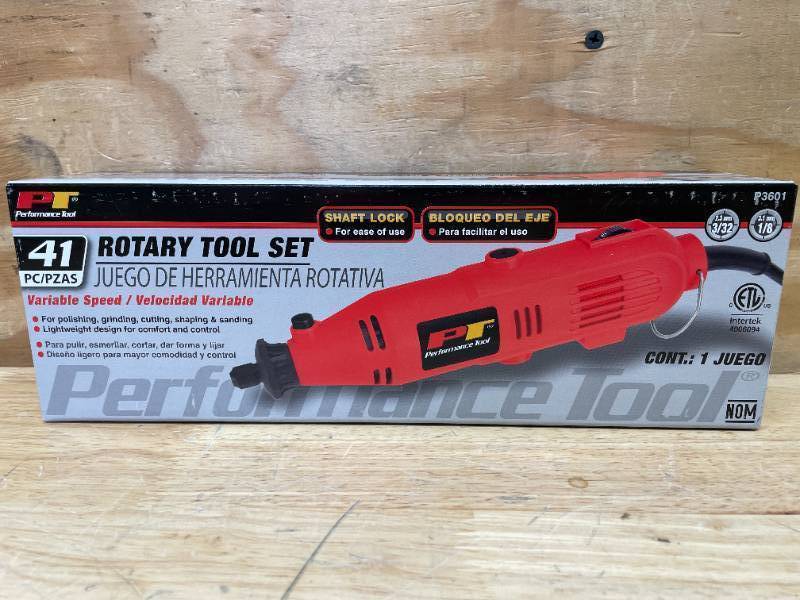 lot 95 image: 41-Piece Rotary Tool Set Performance Tool Model # P3601 - 0509258