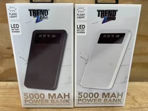 lot 44 image: Lot of 2 - Portable Charger 500 MAH Power Bank TRENDZONE