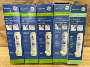 lot 51 image: Lot of 5 - Smartwater Refrigerator Filter Replacement Cartridge Model # GSWF