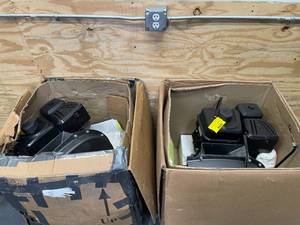 lot 5 image: Lot of 2 - Patriot Products 10 HP Briggs & Stratton Gas Powered Wood ChipperLeaf Shredder Model # CSV-3100B