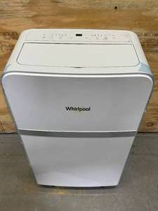 lot 16 image: Whirlpool 5500 BTU DOE 115-Volt Vented Small Room Portable Air Conditioner Remote Included