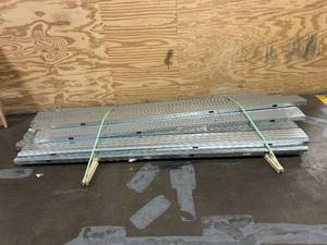 lot 7 image: CLAK DIETRICH Lot of 100- ProSTUD 20 1-58 in. x 8 ft. 20-Gauge EQ Galvanized Steel Wall Framing Studs