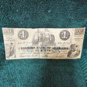 lot 66 image: 1862 Obsolete $1 Alabama Note