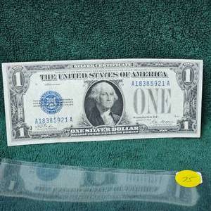 lot 75 image: 1928 $1 Silver Certificate