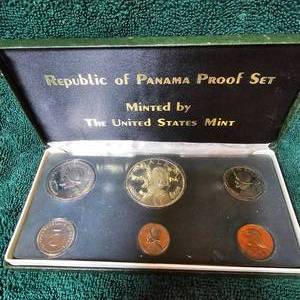 1973 Republic of Panama Proof Set, Minted by US MInt