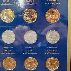 lot 118 image: United States Commemorative Coin Gallery of Quarter