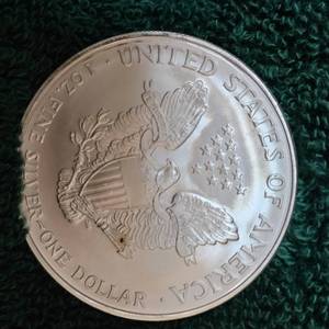 lot 119 image: 2006 Silver Eagle 1 oz Coin UNC