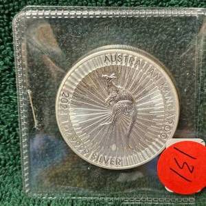 lot 131 image: 2024 1 oz Silver Kangaroo