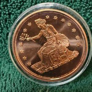 lot 142 image: 2012 1 oz Copper in God We Trust, UNC