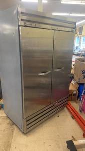Commercial Double-Door Stainless Steel Refrigerator