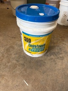 lot 66 image: Enviro Towels with HYDROGEN PEROXIDE 300 Peroxide towels