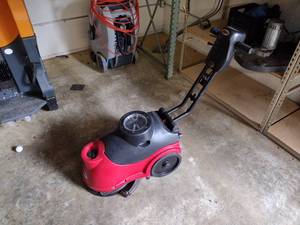 lot 41A image: Viper Fang 15B Walk Behind Floor Scrubber Works but needs battery