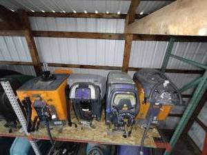 lot 58 image: 4 Floor Scrubbers, Scrubber-dryer SC500 20B, Scrubber-Dryer ADFINITY 20D (works), Taski CO1850.1, and Taski CO1655.1