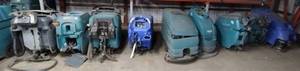 lot 49 image: 9 Walk Behind Floor Scrubbers including Advance, Tennant T500, 5680, 5700, 3-T5, & Alto Encore