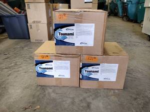 lot 121 image: 3 Boxes of 4 1 Gallon Jugs. Powdered Extraction Detergent with Minimum Residue & Maximum Cleaning Powder