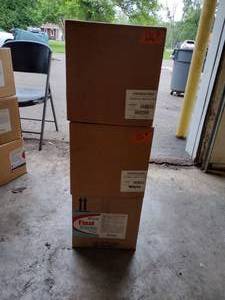 lot 126 image: 3 boxes of 4 1 gallon jugs. 2 PRORESTORE THERMO 55 TABAC-ATTACK and 1 New Line Final Rinse
